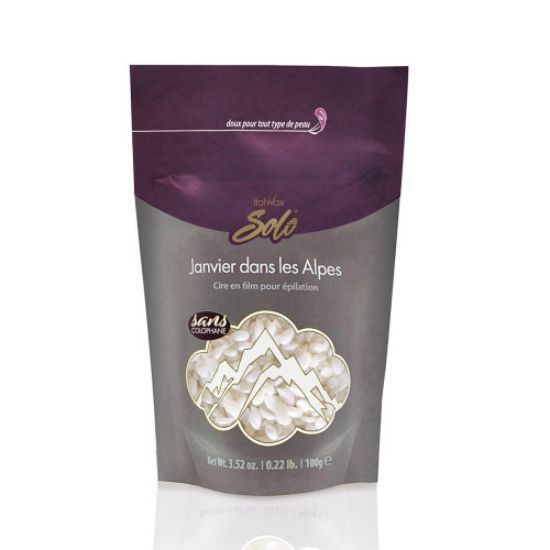  Зображення Горячий воск гранулах Italwax Solo - Janvier dans les Alpes, 100 г. 