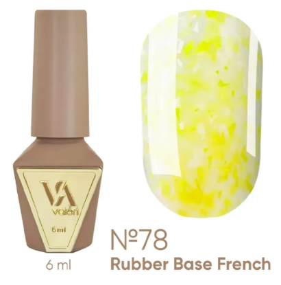  Зображення Valeri Rubber Base French, 6ml №078 