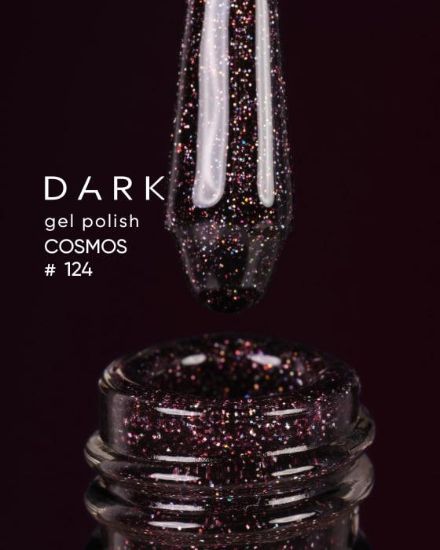  Зображення Гель лак 10ml Dark Cosmos 124 