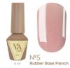  Зображення Valeri Rubber Base French, 6ml №005 