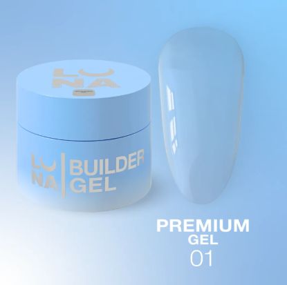  Зображення LUNA Гель для нарощування Premium Gel No1 15ml 