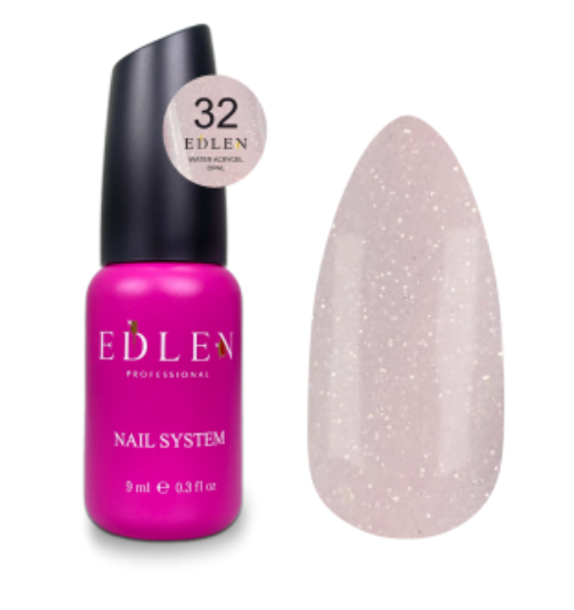 Зображення Edlen Water Acrygel Opal 9ml №32 
