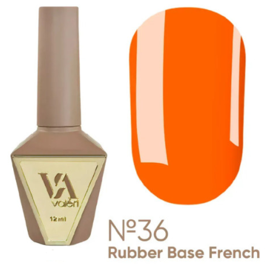  Зображення Valeri Rubber Base French, 12ml №036 
