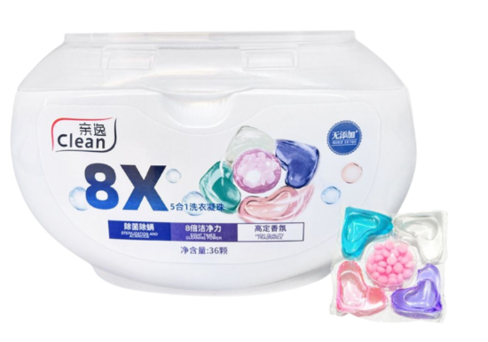  Зображення Капсули для прання Clean 8X 6в1 (36шт) 