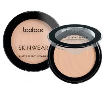  Зображення TopFace Пудра компактна Skin Wear Matte Effect Powder 001 