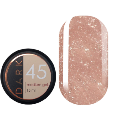  Зображення DARK Medium Gel №45, 15ml 