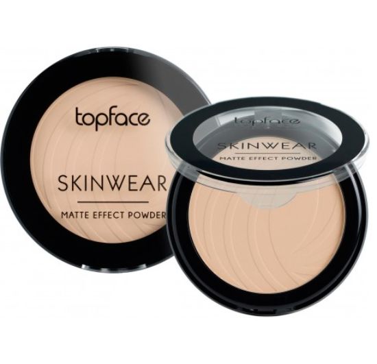  Зображення TopFace Пудра компактна Skin Wear Matte Effect Powder 003 