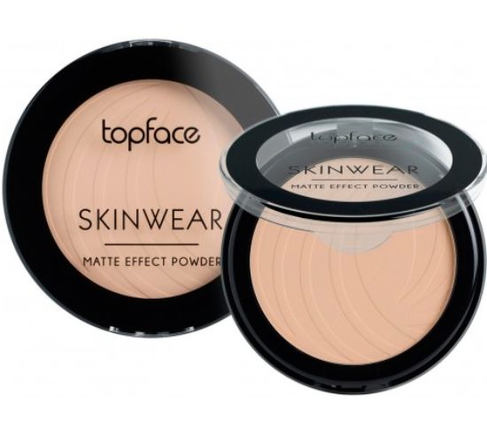  Зображення TopFace Пудра компактна Skin Wear Matte Effect Powder 002 