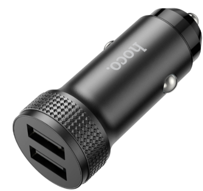  Зображення Зарядний пристрій HOCO Z49 Level 2USB (Чорний) 
