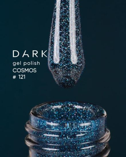  Зображення Гель лак Dark Cosmos 121, 6ml 
