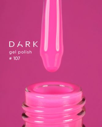  Зображення Гель лак 10ml Dark 107 