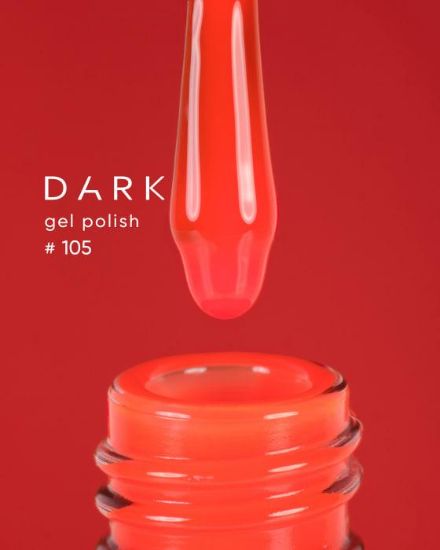  Зображення Гель лак Dark 105, 6ml 