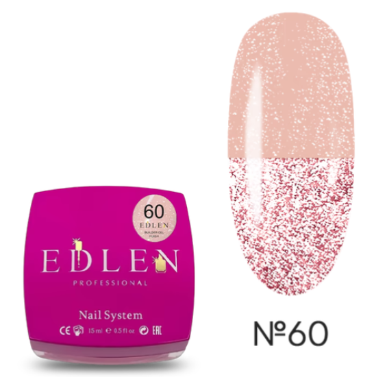  Зображення EDLEN Builder Gel Flash 15ml №60 