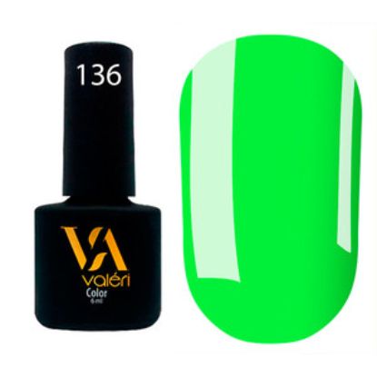  Зображення Гель лак Valeri №136 6ml 