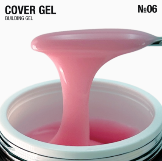  Зображення Гель для нарощування "Cover Gel" 30г №06 - lox 