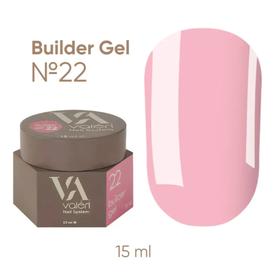  Зображення Valeri NEW Builder Gel 15ml №22 