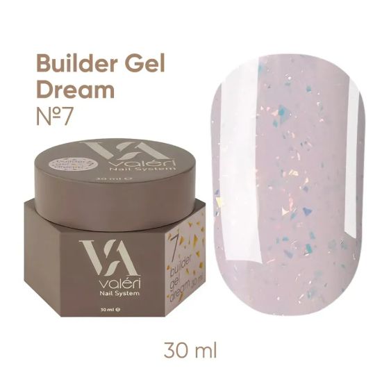  Зображення Valeri NEW Builder Gel Dream 30ml №07 
