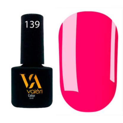  Зображення Гель лак Valeri №139. 6ml 