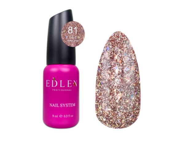  Зображення Edlen Cover base Flash 9ml №81 