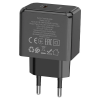  Зображення Блок живлення HOCO Ocean 1*USB (Чорний) 
