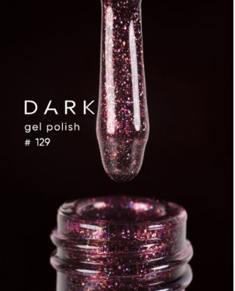  Зображення Гель лак 10ml Dark 129 