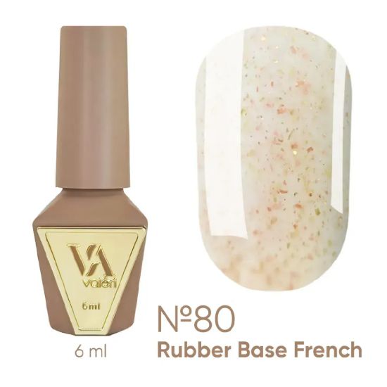  Зображення Valeri Rubber Base French, 6ml №080 