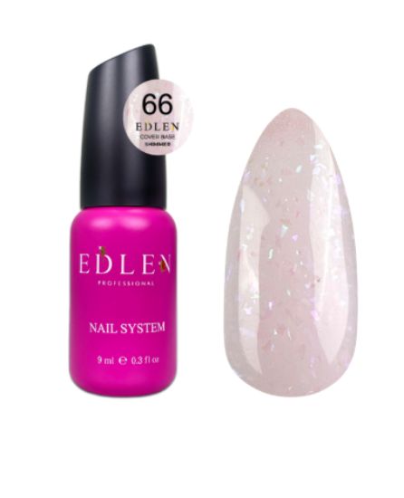  Зображення Edlen Cover base Shimmer 9ml №66 