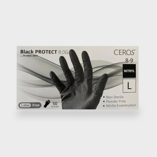  Зображення Рукавички Ceros Black Protect 8.0г L 