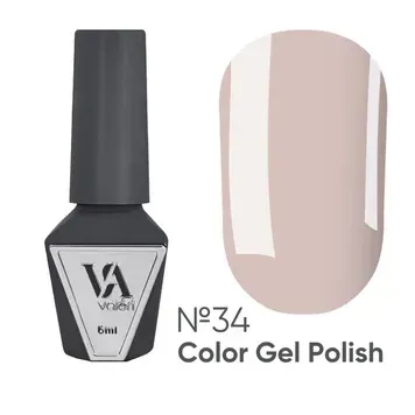  Зображення Гель лак Valeri Color,6ml №034 