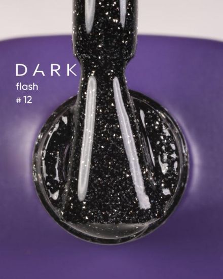  Зображення Dark Gel Polish Flash 12, 10ml 