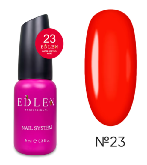  Зображення Edlen Water Acrygel Wine 9ml №23 