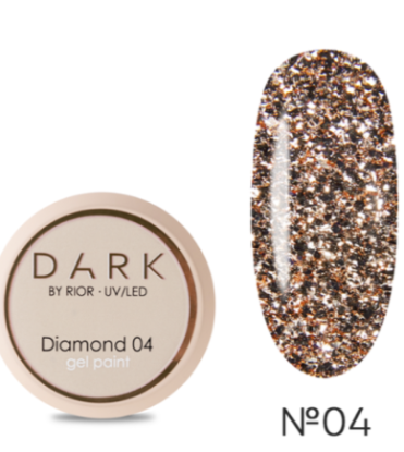  Зображення DARK Diamond Gel 04, 5ml 