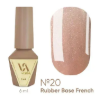  Зображення Valeri Rubber Base French, 6ml №020 