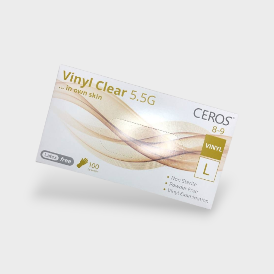  Зображення Рукавички Ceros Vinyl Clear 5.5г L 