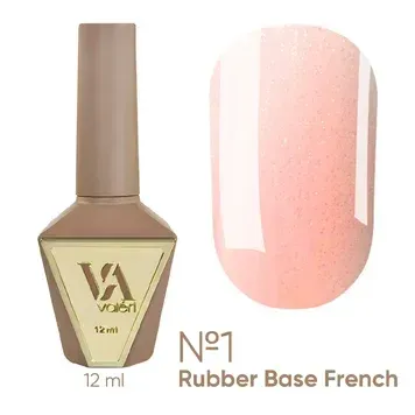  Зображення Valeri Rubber Base French, 12ml №001 