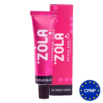  Зображення Zola краска для ресниц с коллагеном 15ml (06 Иссине-черная) 