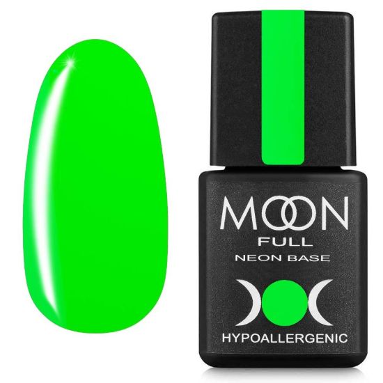  Зображення MOON FULL Neon Rubber Base, 8 ml №03 