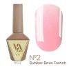  Зображення Valeri Rubber Base French, 12ml №002 