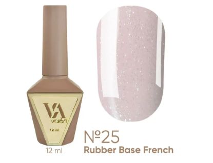  Зображення Valeri Rubber Base French, 12ml №025 