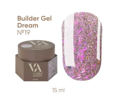  Зображення Valeri NEW Builder Gel Dream 15ml №19 