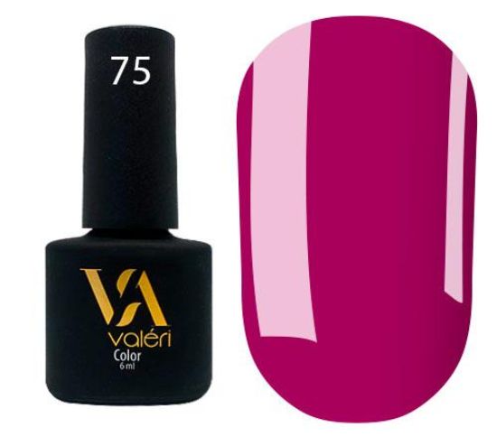  Зображення Гель лак Valeri №075, 6ml 