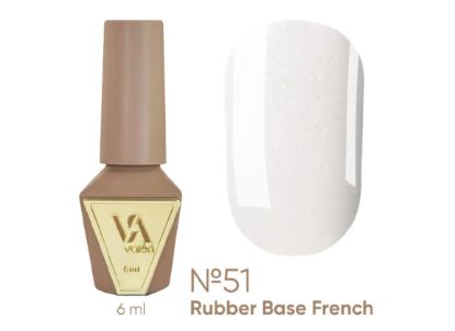  Зображення Valeri Rubber Base French, 6ml №051 