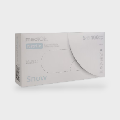  Зображення Перчатки MediOK WHITE S 