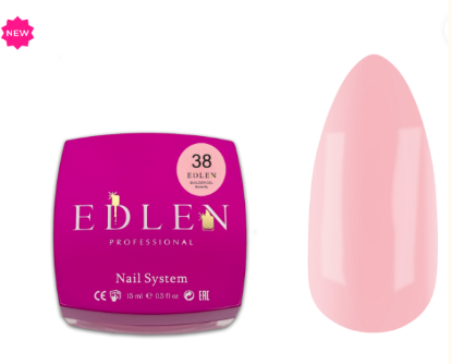  Зображення EDLEN Builder Gel Butterfly 15ml №38 