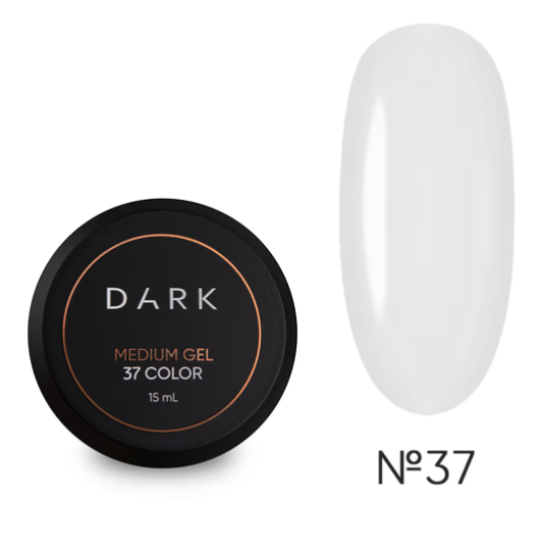  Зображення DARK Medium Gel №37, 15ml 