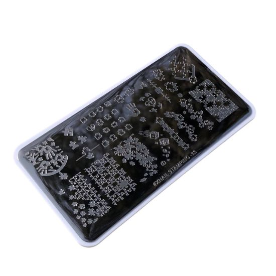  Зображення Стемпінг пластина XNAIL Stamping №33 