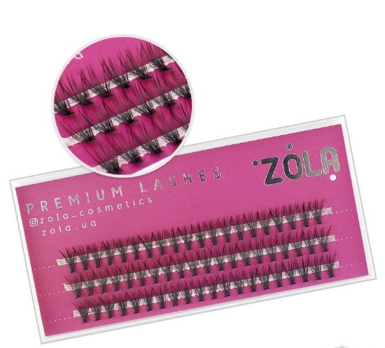  Зображення Zola Ресницы-пучки 20D (10mm) 