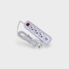  Зображення Підовжувач 3 розетки 3 м + 2USB 