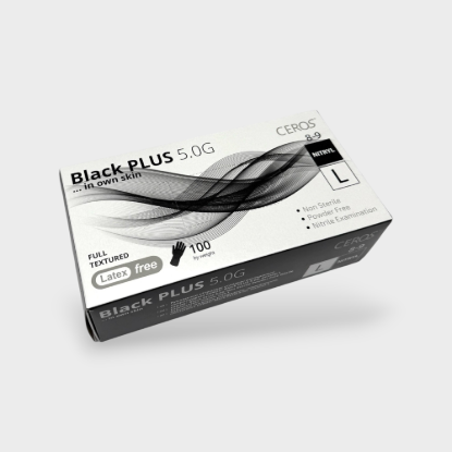  Зображення Рукавички Ceros Black PLUS 5.0г L 