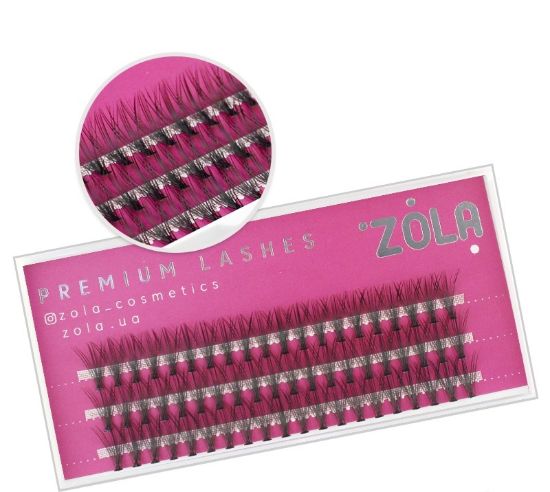  Зображення Zola Ресницы-пучки 20D (13mm) 
